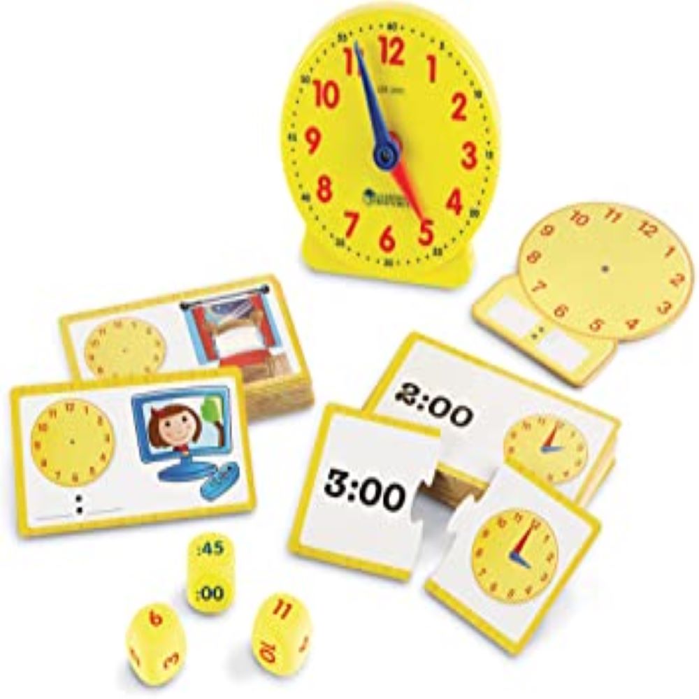 Educational Time Teaching Set with Interactive Clock